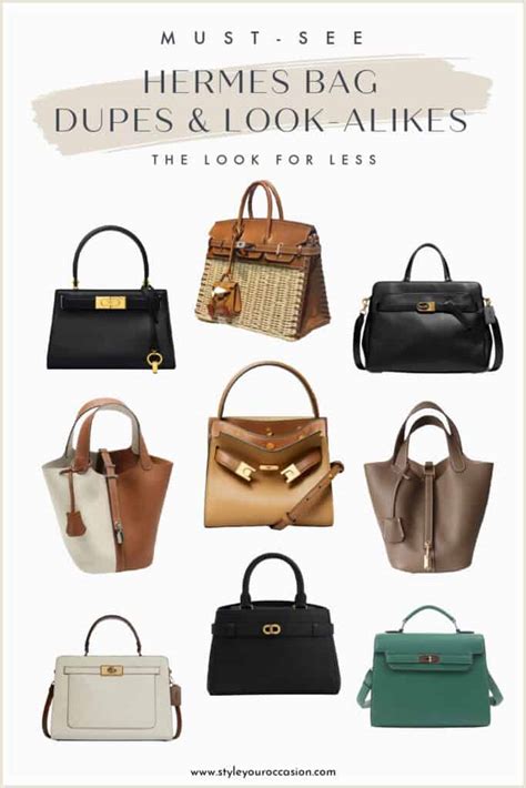 hermes dupe handbag|hermes bag dupe alternative.